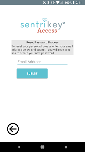 SentriKey Access Screen 2