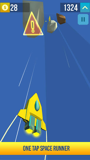 Android application Tap Space - Infinite Runner screenshort
