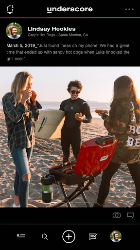 Android application Underscore: The Self_Media App screenshort