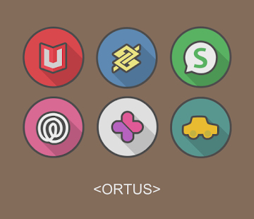 Zrzut ekranu pakietu ikon Ortus