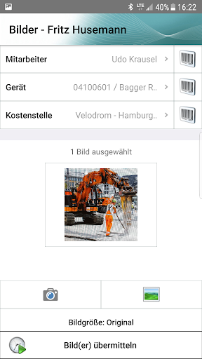 HF Bau App Screen 3