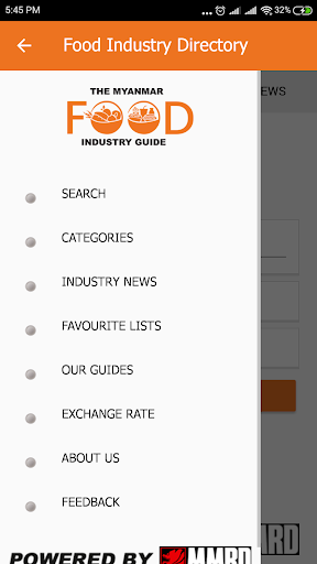 Android application FoodIndustry Directory screenshort