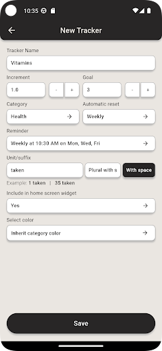 Tally Tracker: Count Anything Screen 2