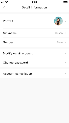 Comfort Home Screen 3