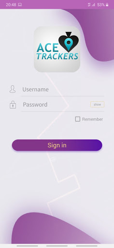 Android application Ace Trackers screenshort