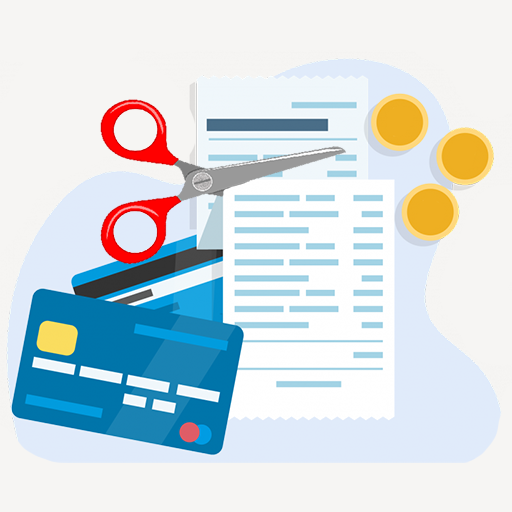 Split check, bills & expenses. logo