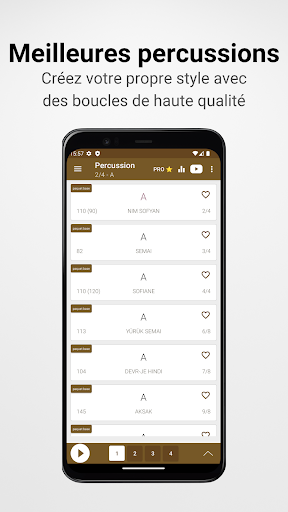 Aperçu de l'application
