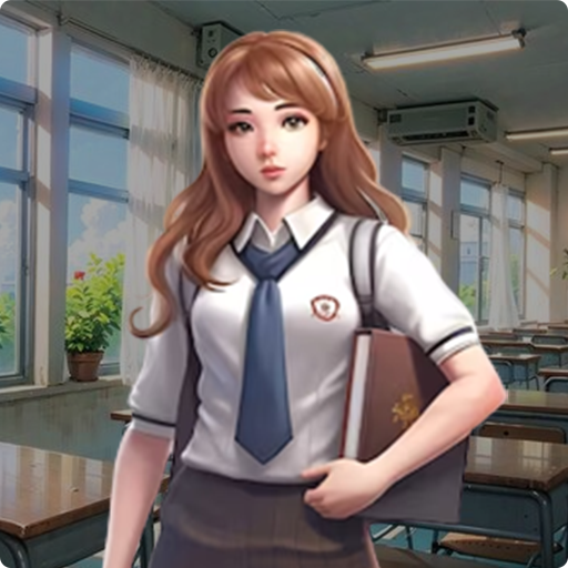 Sakura High School Girl Sim 3D logo