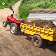 Indian Tractor Trolley Driver: Tractor Farming 3D Mod APK icon