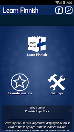 Learn Finnish Screen 2