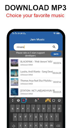 Jam Music Screen 3