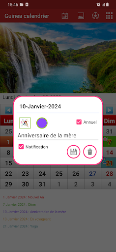 Guinea Calendrier 2024 Screen 2