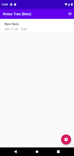 Android application Notes Tree screenshort
