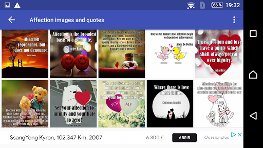 Affection and love quotes Screen 2