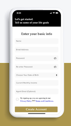 Android application Financial Fortress screenshort