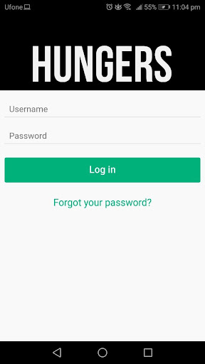 Hungers Merchant App Screen 3