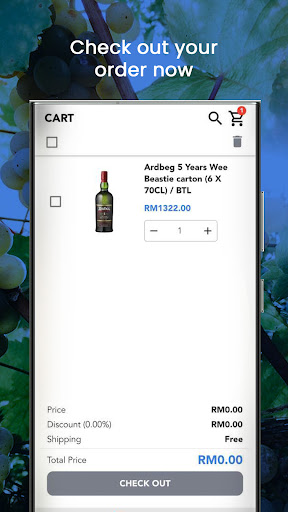 Android application Infwine screenshort