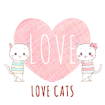 Cover Image of Descargar Love Cats Theme +HOME  APK