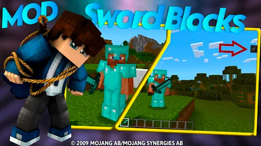 Sword Blocks: Minecraft Mod