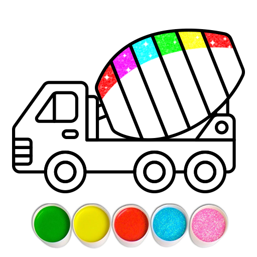 Mixer Truck Coloring for Kids ดาวน์โหลดบน Windows