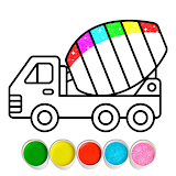 Mixer Truck Coloring for Kids icon
