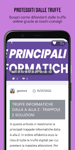 Allerta Pericoli Informatici Screen 2