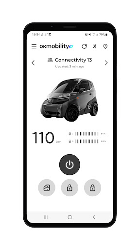 Android application OK Mobility Nanocar screenshort