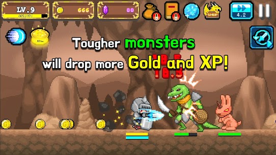 Tap Knight MOD APK: Dragon’s Attack (GOD MODE) Download 4