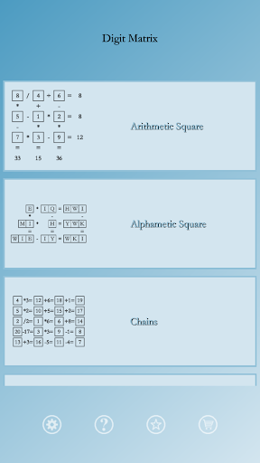 Digit Matrix - Math Puzzles Screenshot 1 - AppWisp.com