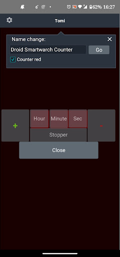 Android application Droid Smartwatch Counter screenshort