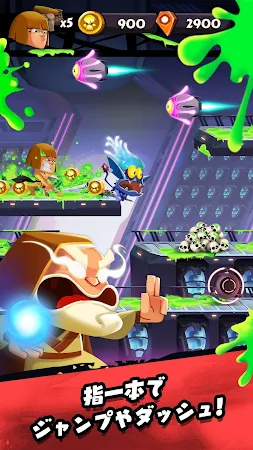 Game screenshot 地球防衛ズ！～ラン＆ジャンプ＆シューティング！ apk download
