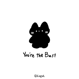 Imagen de icono 카카오톡 테마 - 넌 최고야_검은 고양이