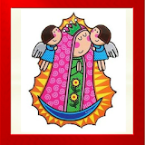 Virgen De Guadalupe Caricatura Niña icon