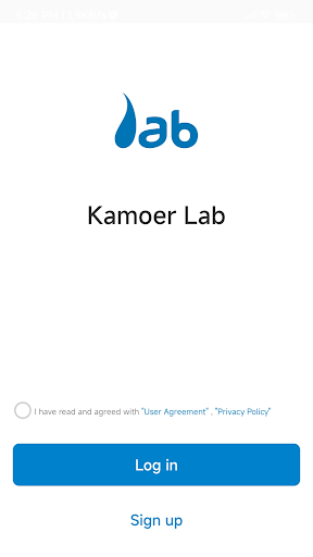 Android application Kamoer Lab screenshort