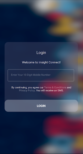 Android application Insight Connect screenshort