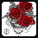 Rose Tattoo Design icon