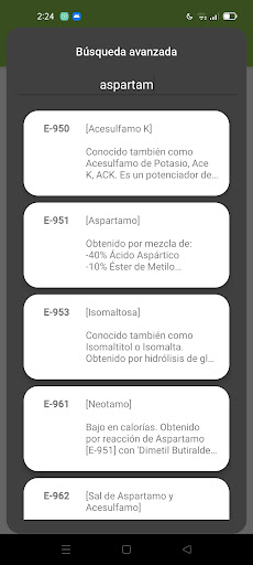 Additiv Aditivos Alimentarios Screen 3