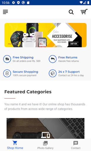 Android application buyiteasy screenshort