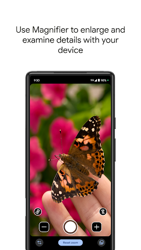 Android application Magnifier screenshort