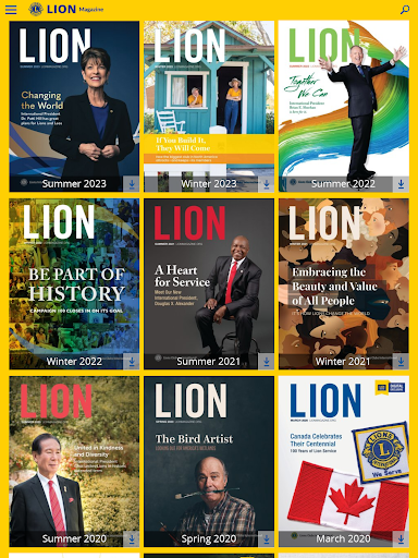 Android application LION Magazine Global screenshort