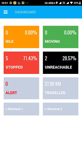 Android application GPS Tricity screenshort