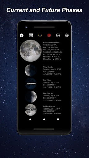 Android application Lunar Phase - Moon Calendar screenshort