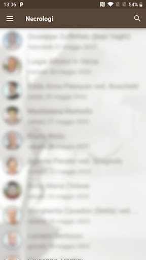 Android application MAIN Servizi Funebri screenshort