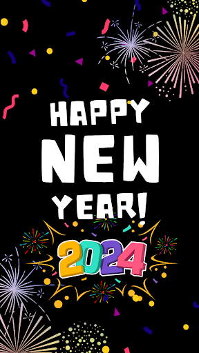 Android application happy new year gif 2025 screenshort