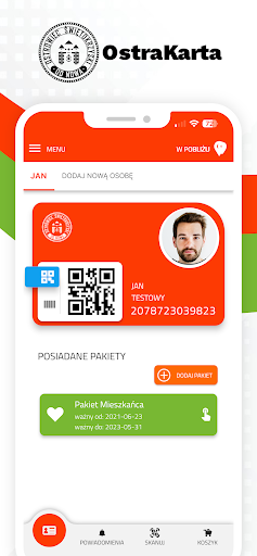 Android application OstraKarta screenshort