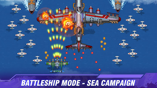 1945 Air Force v11.92 MOD APK (Unlimited Money, VIP, Immortality, Fuel) Gallery 7