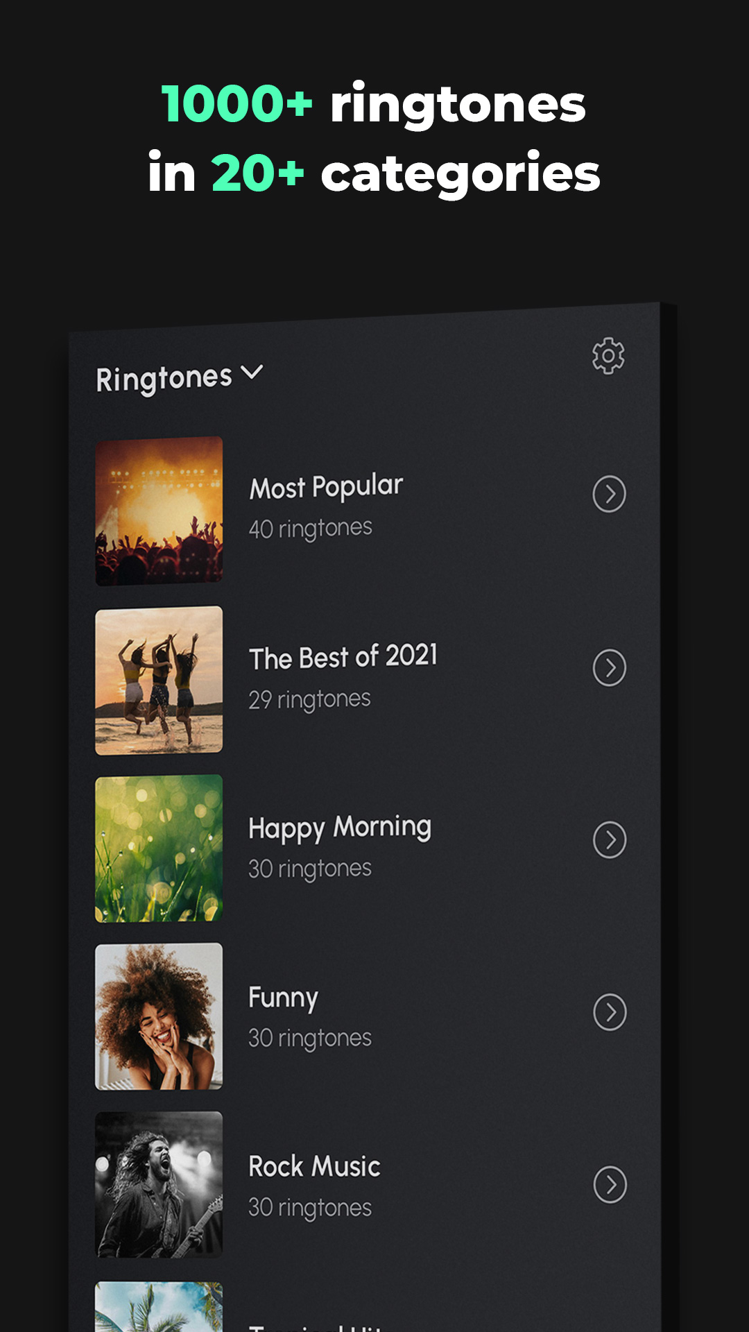 Android application Ringtones for Android™ screenshort