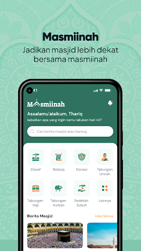 Android application Jamaah Masmiinah screenshort
