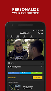 CarbonTV Captura de pantalla