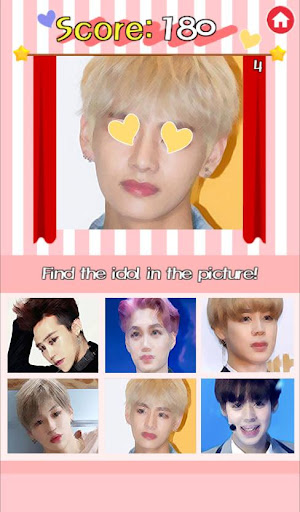 K-POP Idol Find Game Screen 3